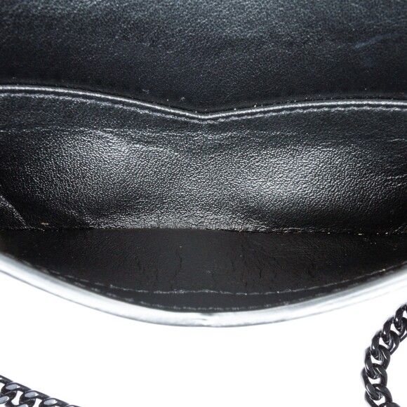 Auth Saint Laurent Canvas Metallic #170158S10B - Picture 5 of 12